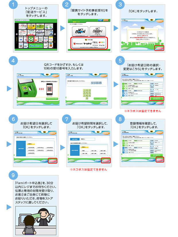 引用：ファミリーマートより※公式サイトに記載は無いですが、ラクマ利用者も対象です。