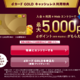 dカード GOLDの詳細【2024年4月版】