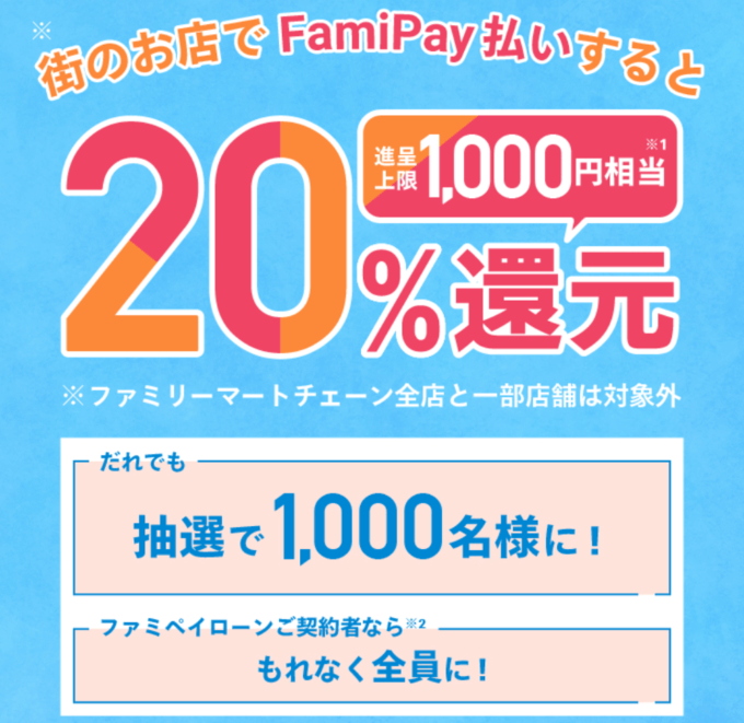 レディ薬局でファミペイ（FamiPay）がお得！2022年5月31日（火）まで20%還元キャンペーン開催中