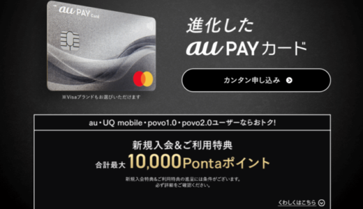 au PAYカード（auペイカード）の審査基準と審査落ち原因・理由について【2023年3月版】