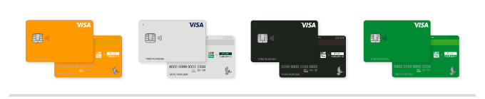 Visa LINE Payクレジットカードスタンダードデザイン