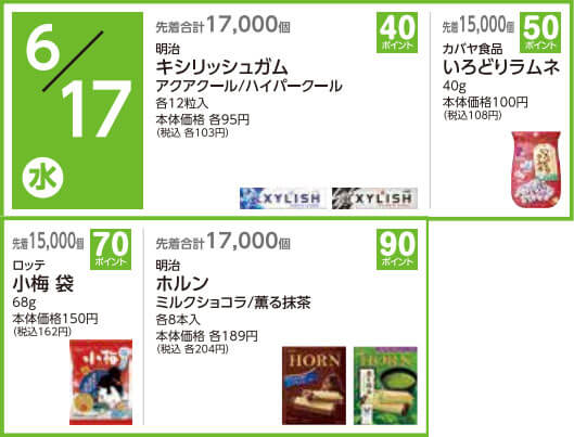 ローソンお試し引換券（2020年6月17日）