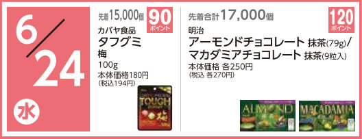 ローソンお試し引換券（2020年6月24日）