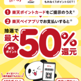 楽天ペイメントが年末の大抽選会を開催！2021年12月31日（金）まで【1等最大50％還元キャンペーン】