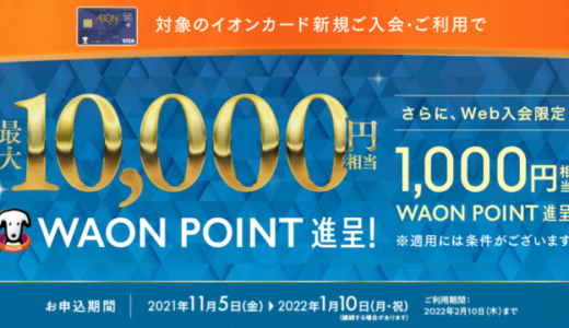 イオンカードは未成年でも作れておすすめ！2024年5月もお得に決済