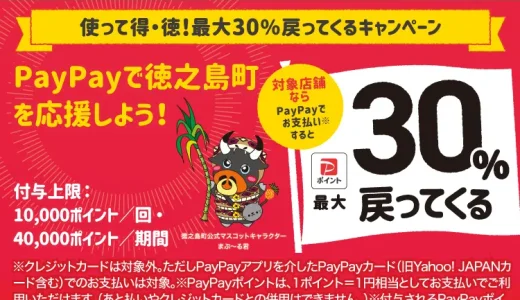 大島郡徳之島町でPayPay（ペイペイ）のキャンペーンはある？2024年5月もお得に決済