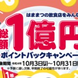 浜松市の1億円ポイントバックキャンペーン