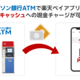 ローソン銀行ATMから楽天ペイにチャージできる！2024年4月8日（月）から